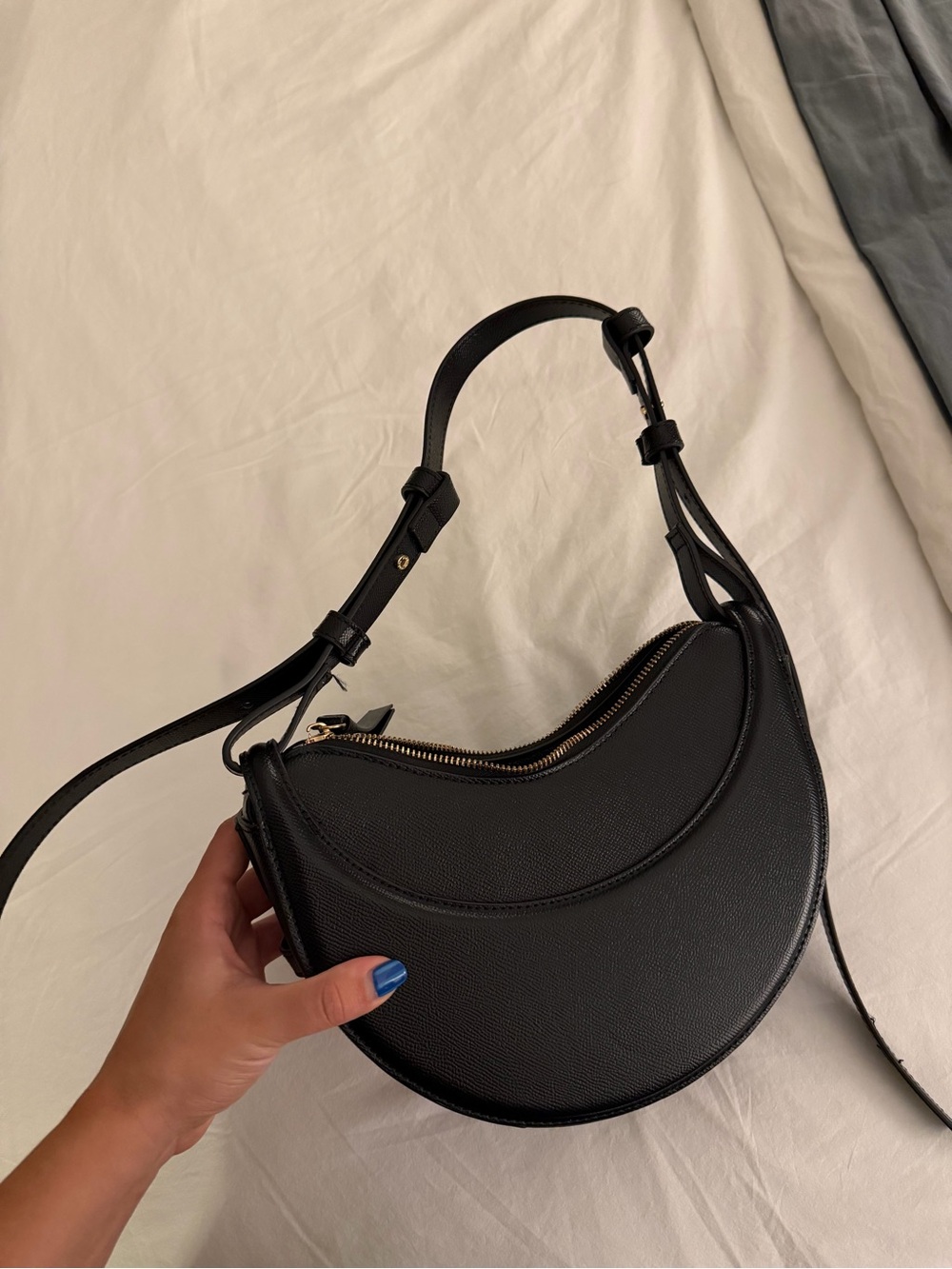 Polene Black Shoulder Bag - Picture 7 of 8